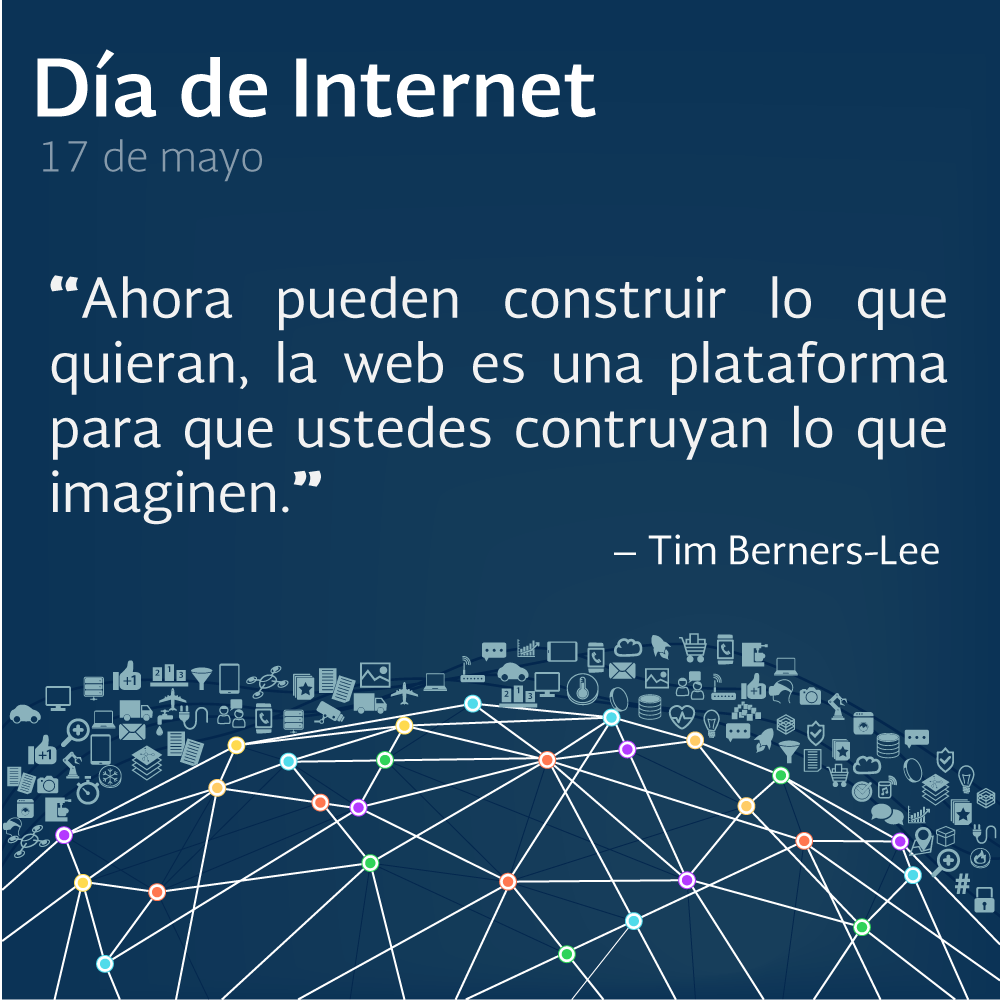 Cositmx's tweet photo. Hoy se celebra #DDI2015, les compartimos una frase de unos de los creadores de esta tecnología que cambió el mundo http://t.co/uEdIqsCFAj