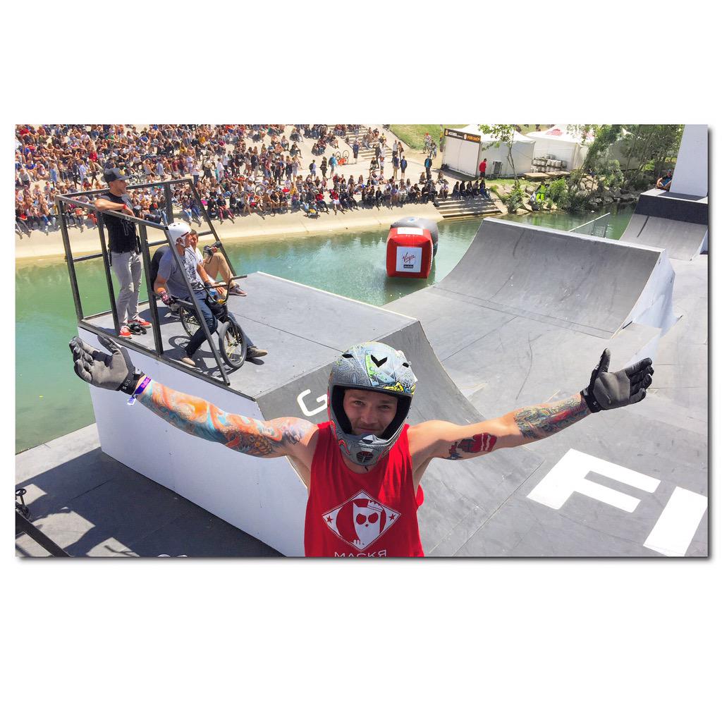 mackrclothing's tweet photo. huge shoutout to @joenixbmx who just rode at @fiseworld placing in the top 50 pro #BMX ridaz worldwide! #mackr http://t.co/7cU2KnXl3M