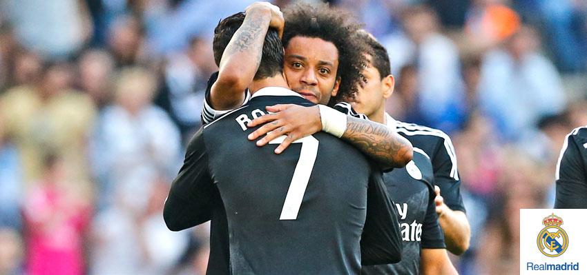 realmadriden's tweet photo. FINAL: Espanyol 1-4 Real Madrid (Cristiano 58’, 82', 90'; Marcelo 78'; Stuani 72'). #ESPvsRealMadrid #RMLive http://t.co/GmnP1eMNZU