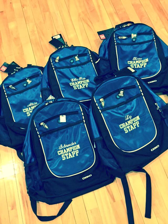 ChampionCamps's tweet photo. A great moment for a Champion Staff member is getting their Staff bag!!! 🎀😍💓 #ChampsStaff #STAFF29 #1ofakind http://t.co/QhTgg896yk
