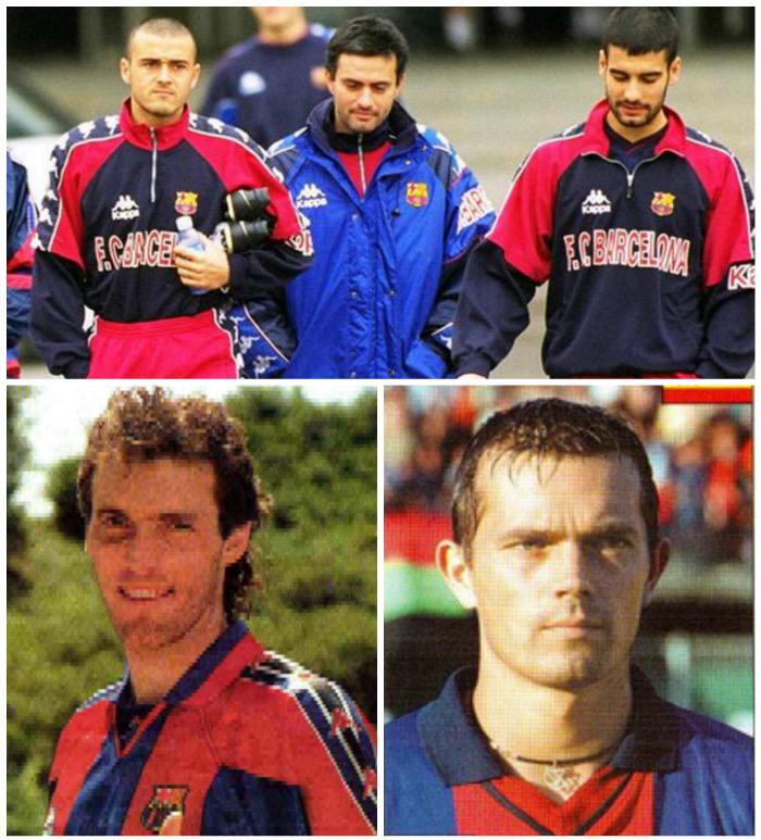 خريجي البارسا فازوا بدوريات أوربية هذا الموسم (جميعهم كانوا تحت فان خال)مورينهو،إنريكي، جوارديولا،بلان و فيليب كوكو.