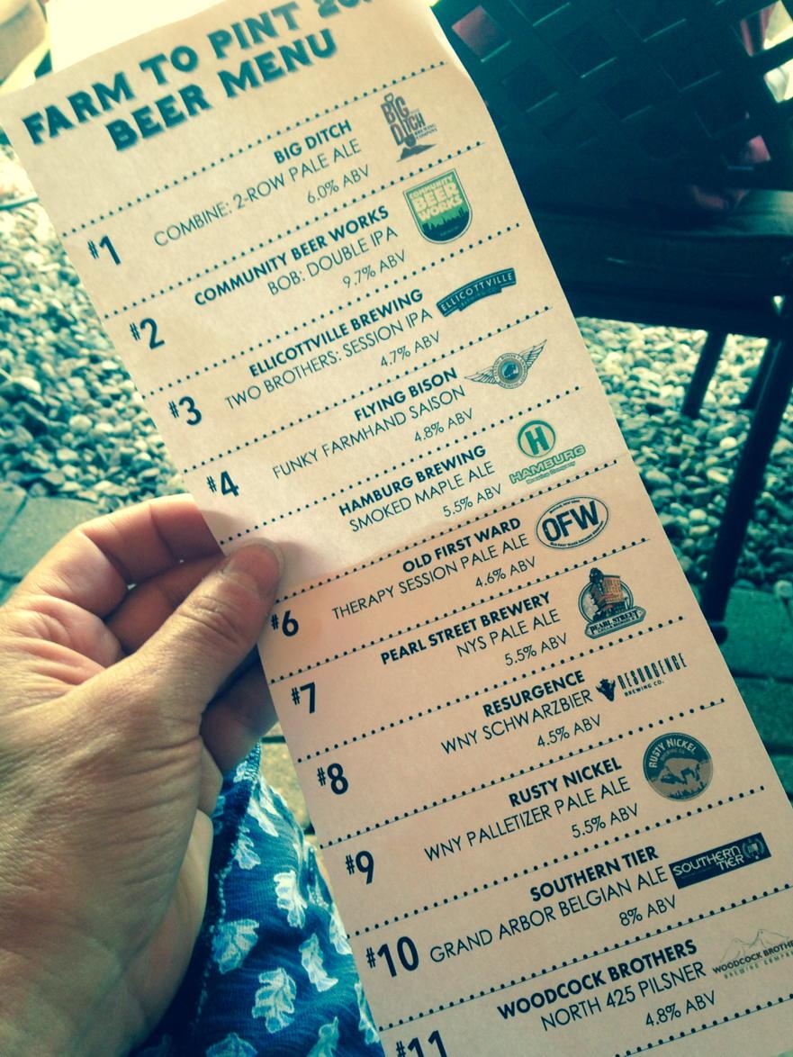 nycraftmalt's tweet image. 11 local beers at #FarmToPint at @hamburgbrewing. #localmalt #thinknydrinkny @NYSBrewersAssoc @tasteny