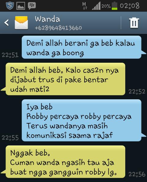 ozil_robby's tweet photo. Iya deh percaya ko wanda  :) http://t.co/PvM8VVsgFd