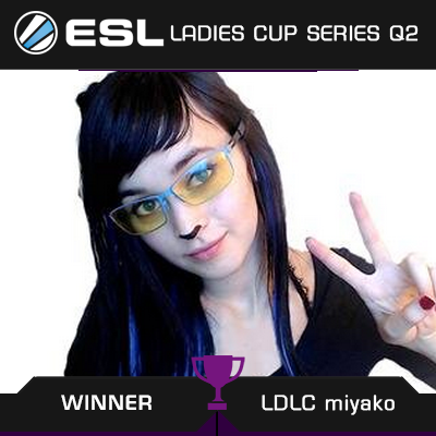 ESLSC2's tweet photo. Congratulations to @LDLCmiyako on winning todays #SC2 Ladies Cup Series Q2! http://t.co/eTb68HiIcq @TeamLDLC http://t.co/2utHP1tIZB