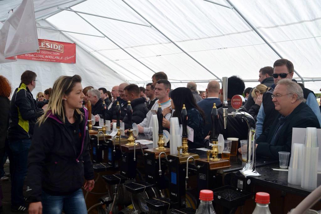 HTFCBeerFest's tweet image. Thanks to all the Bar Staff who kept the beer flowing all day long.