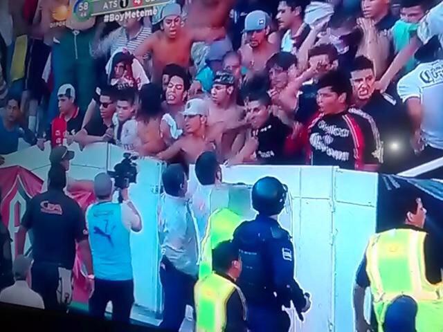 Aquí los responsables d la violencia, ni modo q la directiva de Atlas no los conozca, q los entregue a la autoridad.