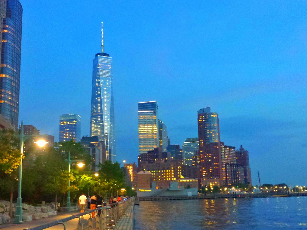 gigi_nyc's tweet photo. Beautiful at blue hour, One #WTC @OneWTC #WTCDevelopment #NYC http://t.co/xcFOz2NhE2