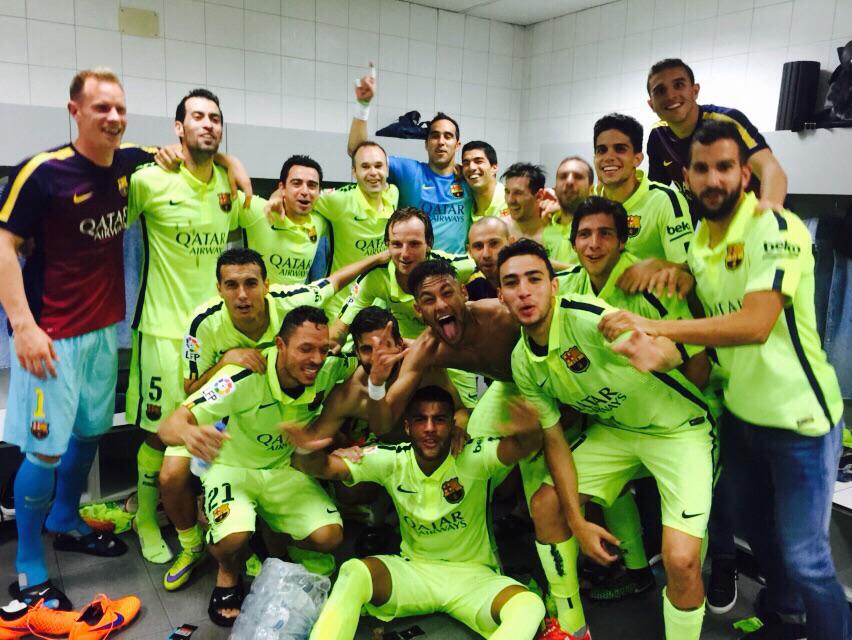 Champions!!!!! Huge!!!! Congratulations team!!!! And to every Barça fan... Força Barça!!!!