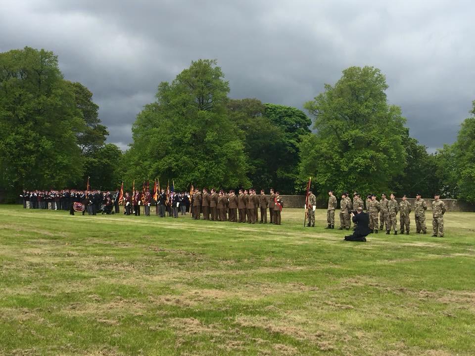 LesOak's tweet photo. @6thairborne commemoration service Hardwick today respect http://t.co/3n7OGyhuN9