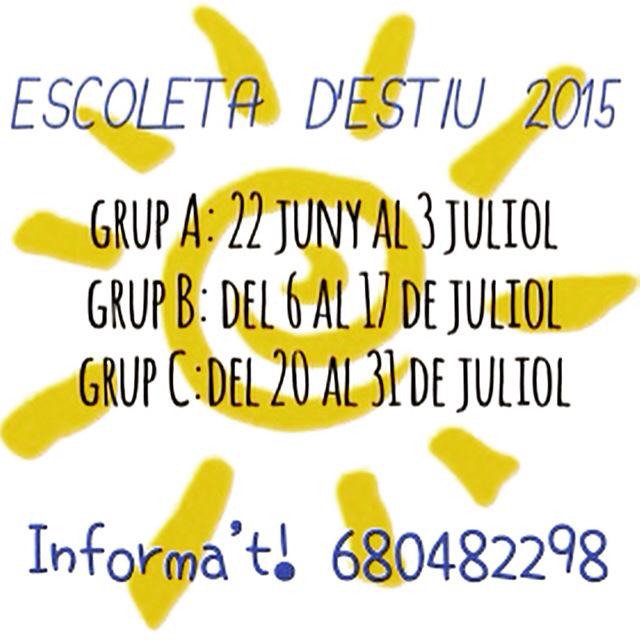 LorenaTraver's tweet photo. #escoletadestiu @CPatielMadrigal com m'agrada aquesta temporada...comencem!!! #estiu http://t.co/XPaQWlCj6F
