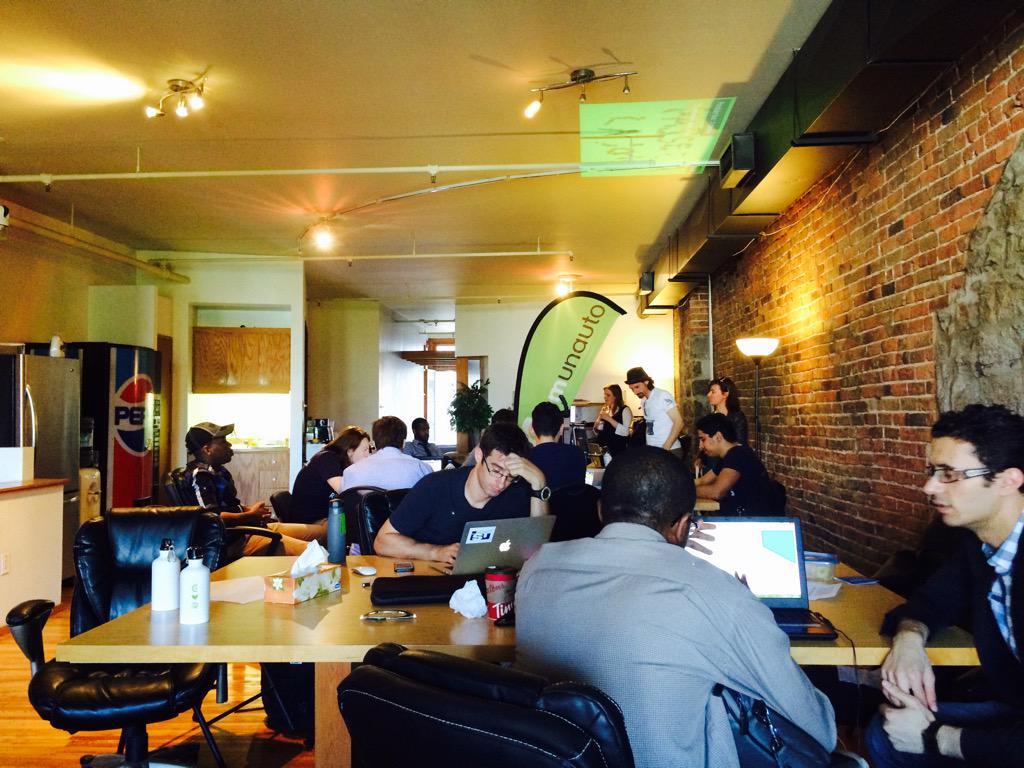 NiyaazAlikhan's tweet photo. #hackers looking to improve Montreal's urban mobility #mtlshare @lacommune http://t.co/lIUWyOL3Ha #hackstm http://t.co/LJ28u2qDBY