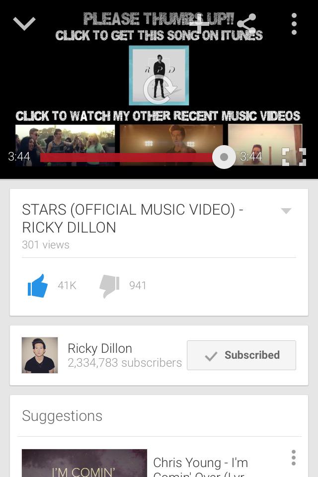 lamegirlsteph's tweet photo. โญ๏ธ๐โญ๏ธ๐
Go watch @RickyPDillon new music video #WatchStarMusicVideo
https://t.co/6Br9gohKEv
โญ๏ธ๐โญ๏ธ๐
Give it a like๐๐๐ผ http://t.co/NFKr8RCT5j