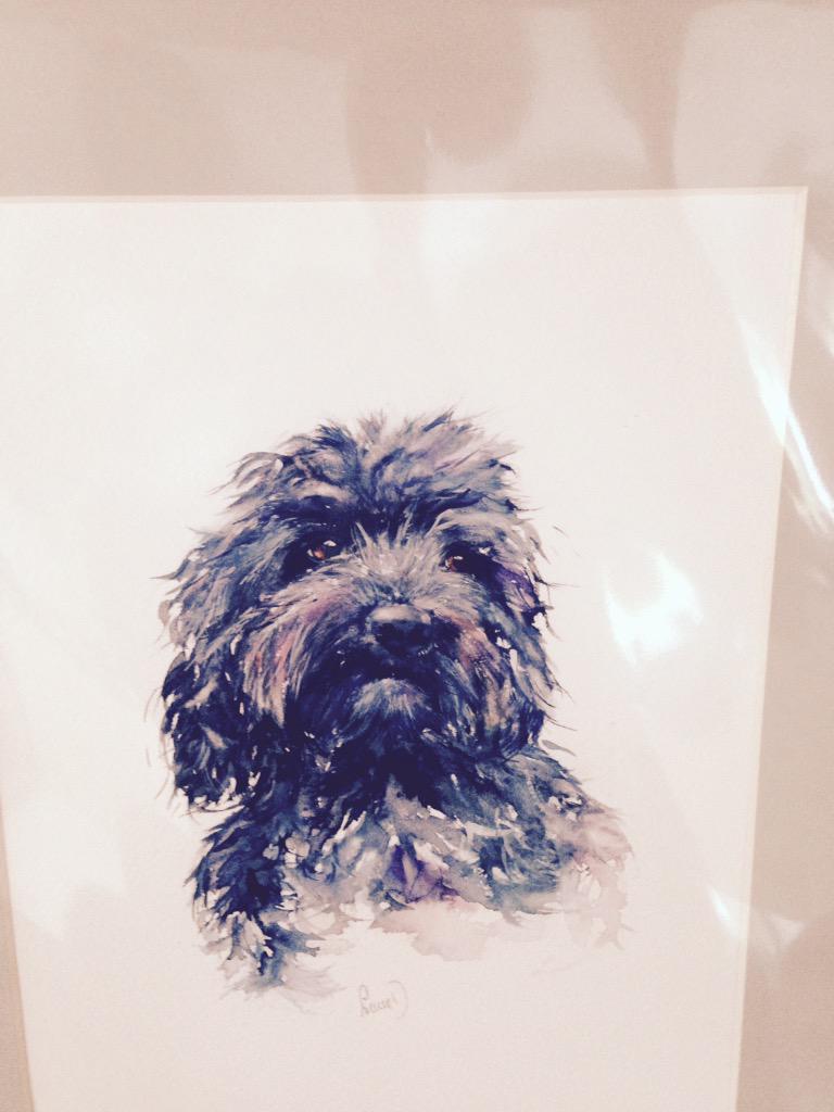 jakelly04's tweet photo. @kayeadams My favourite painting of my Freddie by Jane Davies! http://t.co/3joqTZFmbM