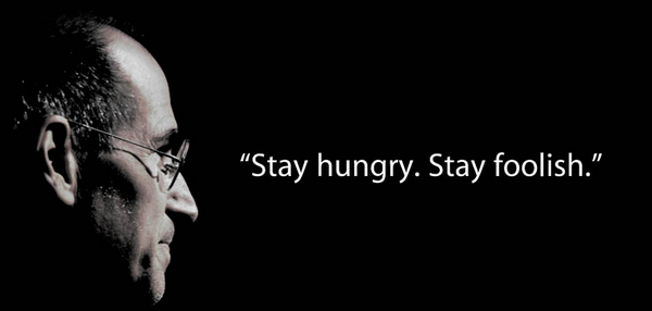 Steve Jobs, motivation. #apple #startups #entrepreneur #quotes #StayHungry