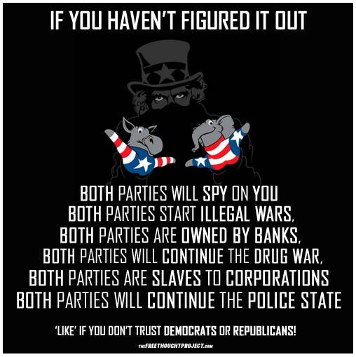 LoveSoulFreedom's tweet photo. Open your mind to the true purpose behind the two party political system starter pack
#EvolutionaryMindFLow http://t.co/uCE9Zse7YF