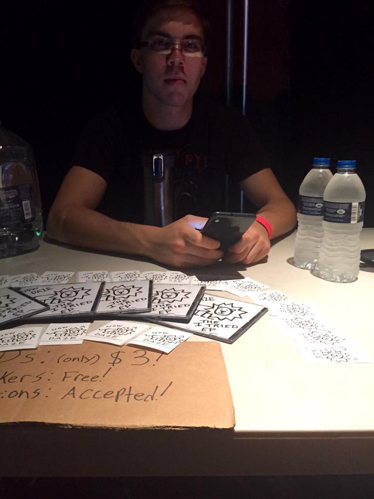 _bosmusic's tweet photo. Now A Daze at the Pike Room with Colt selling merch! Come get yours and watch our set at 9 PM! @nowadazebandmi #music http://t.co/pj5UosHziB