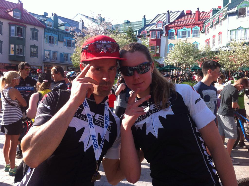 peterglassford's tweet photo. Stylish pair of wins today for @trekcanadamtb riders. @SorenMeeuwisse and #JonBarnes at @MontTremblant #CANADA CUP http://t.co/xClNZwLwvy
