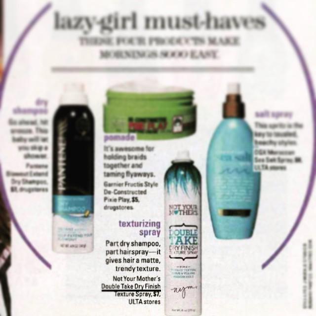 notyourmothers's tweet photo. Lazy girl must-haves per @seventeen #drytexturizer #texturizingspray #doubletake #notyourm… http://t.co/cuVng6nv4O http://t.co/sph6yJ76Yb