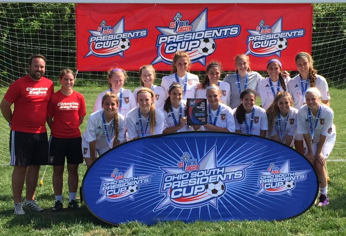 DCS_Level's tweet image. Congratulations to the CEFC U16 girls Black team 2015 Ohio South Champions! Well done ladies! #StLouisBound