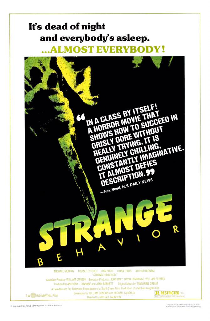 bigkev372's tweet image. Watched #StrangeBehaviour 1981 aka #DeadKids Very cool 80&apos;s #horror flic Entertaining &amp;amp; Imaginative Damn good fun ;)