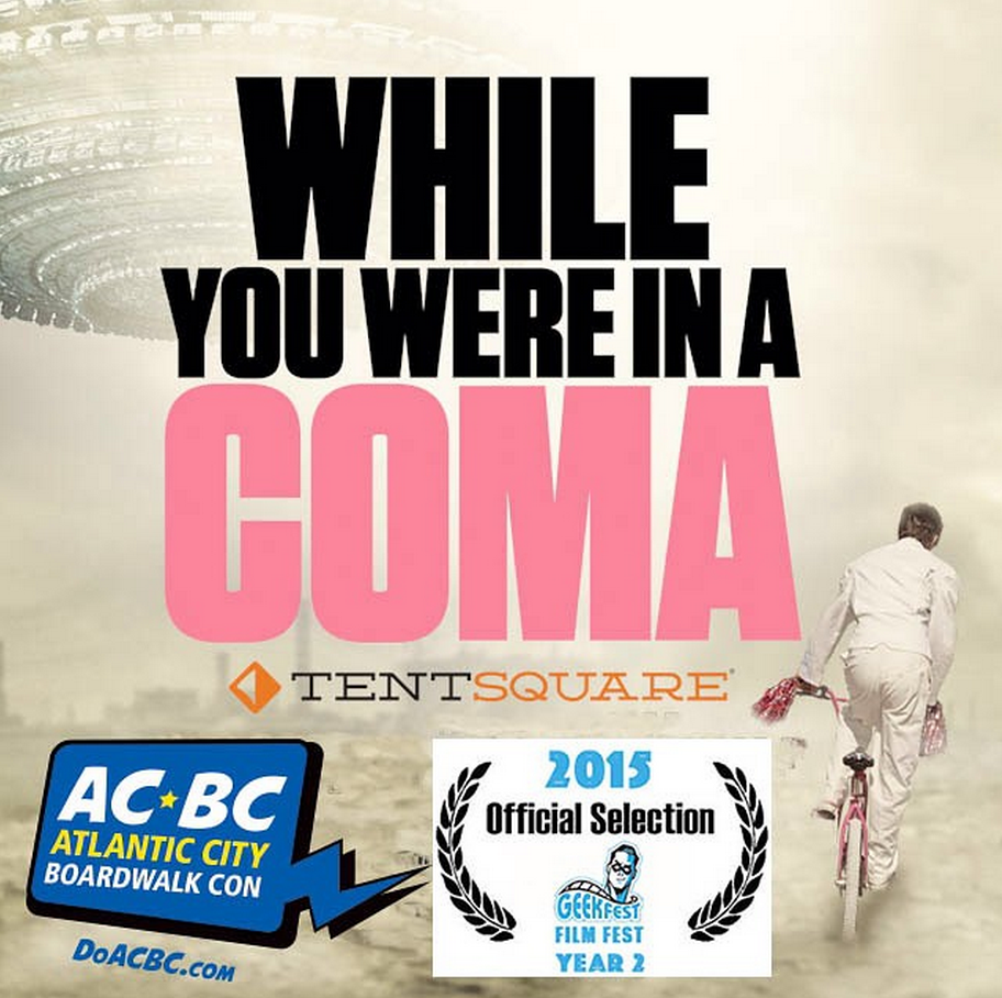 TentSquare's tweet photo. "While You Were In a Coma" won 'Best of Fest' @DoACBC @GeekFilmFests. Congrats Coma Team! #crowdpowered #TentSquare http://t.co/CFSOH2oncb