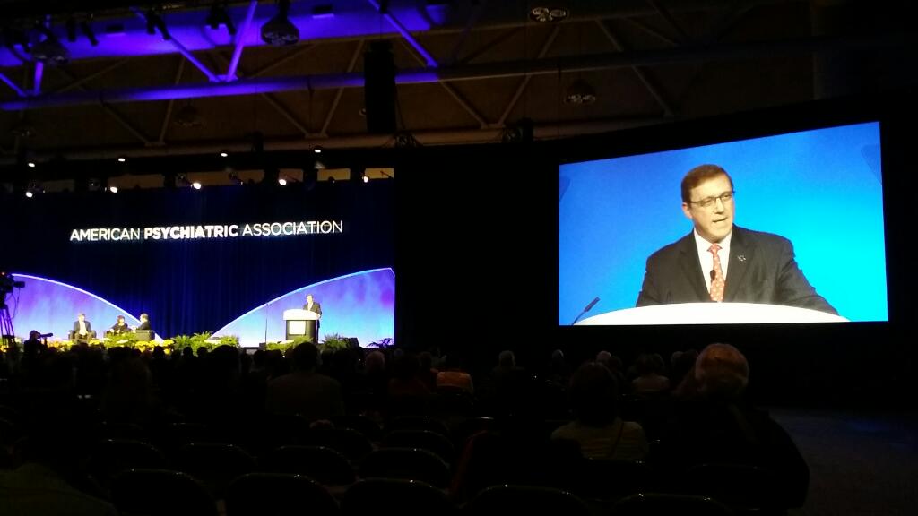 StevenChanMD's tweet photo. New brand introduced by @UCDavisHealth alum &amp; @APAPsychiatric CEO @DCdoctweets MD. Exciting! #APAAM15 #APAAM2015 http://t.co/ouuV3X0L3Z