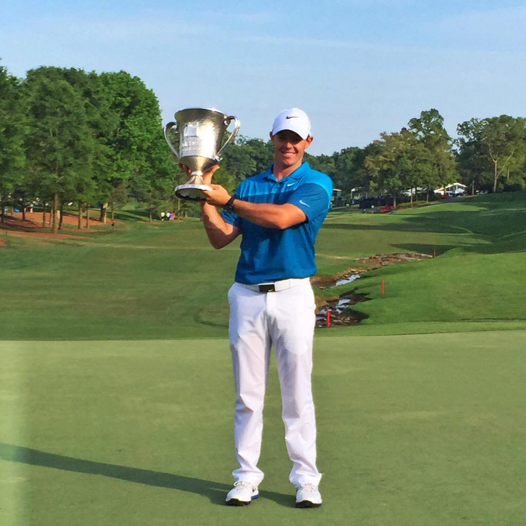 WellsFargoGolf's tweet photo. Retweet to help us congratulate your 2015 #WellsFargoChamp winner, @McIlroyRory! http://t.co/kTTHtNRoSl