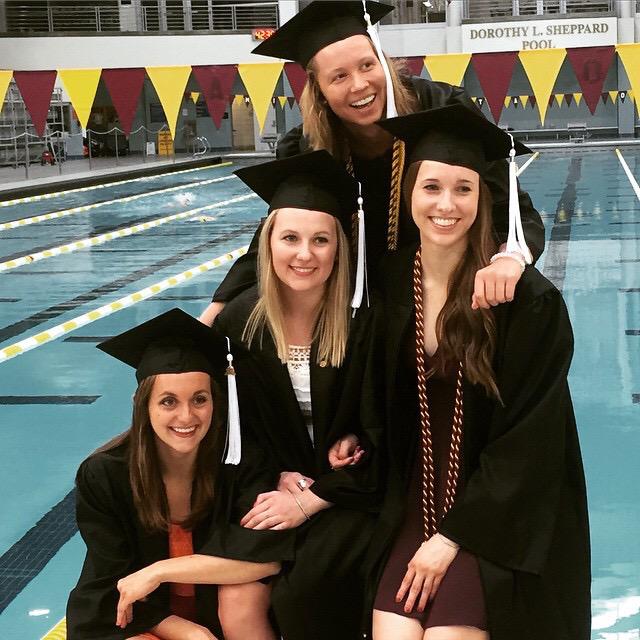 GopherSwimDive's tweet photo. Congratulations to each of our graduating seniors! #ForeverAGopher | Photo shared by Tori Simenec http://t.co/3ePlJbWU7j