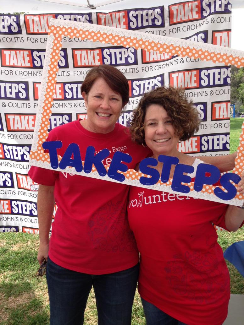 JGreenRommel's tweet photo. Walking to cure Crohn's and Colitis with Team @WellsFargo Cares #TakeStepsOC http://t.co/bcrfDJWKSO