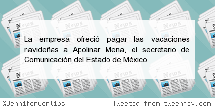 JenniferCorlibs's tweet photo. #siguemeytesigo El escándalo de OHL en México obliga a dimitir a un funcionario http://t.co/nAkb7n0qRl http://t.co/wMWrsX1Ete