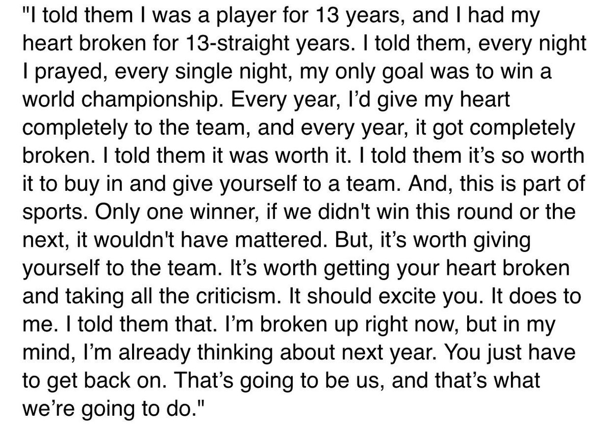 ArashMarkazi's tweet image. Doc's message to the Clippers after the game.