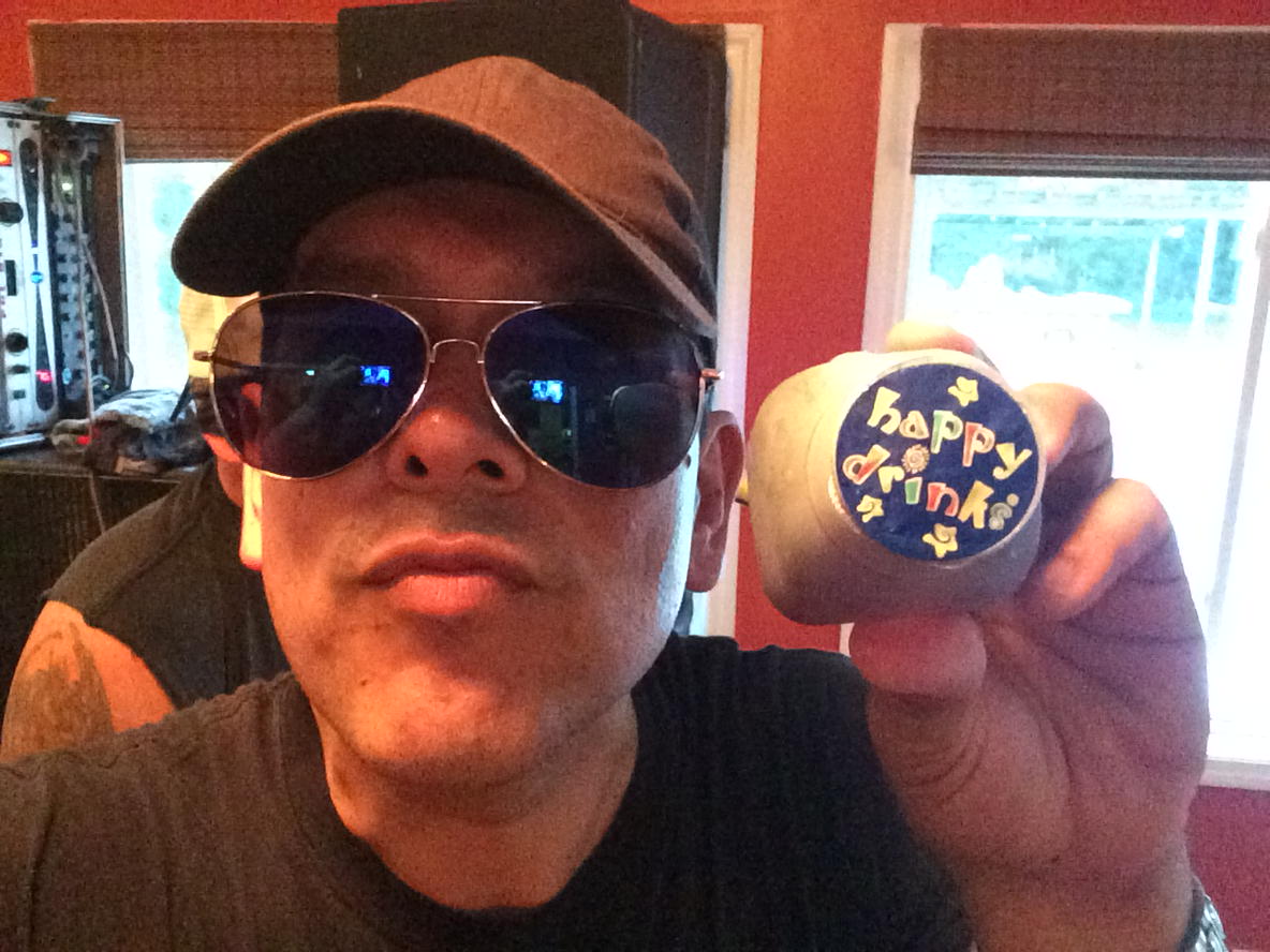 What I'm drinkin' tonight cause I'm rock and roll! #happydrink