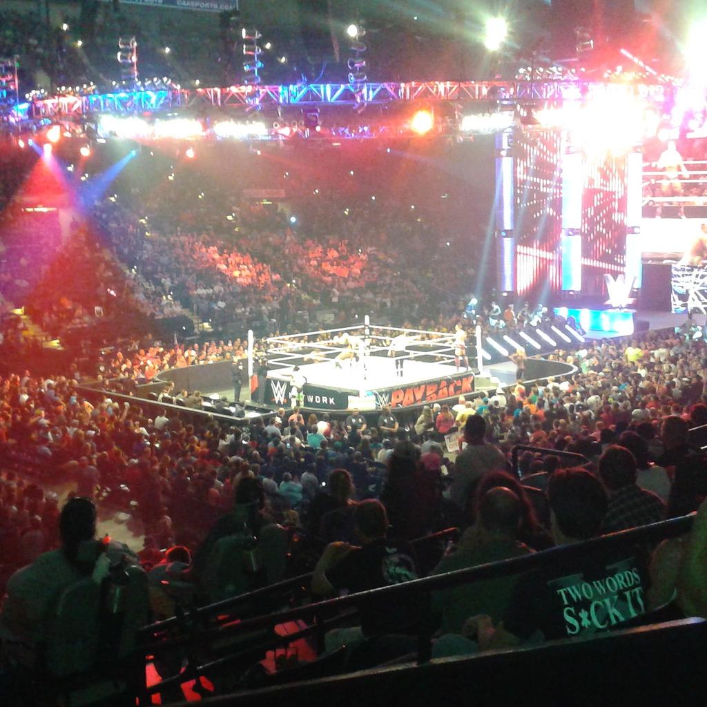 realraymendez's tweet photo. @WWE #wwepayback2015 http://t.co/Jf9mt9QMJv