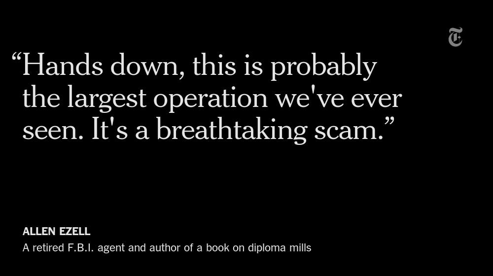 nytimesworld's tweet photo. A secretive Pakistani company is selling fake academic degrees on a global scale http://t.co/IWEZVSU7zO http://t.co/vTq05a6IX1