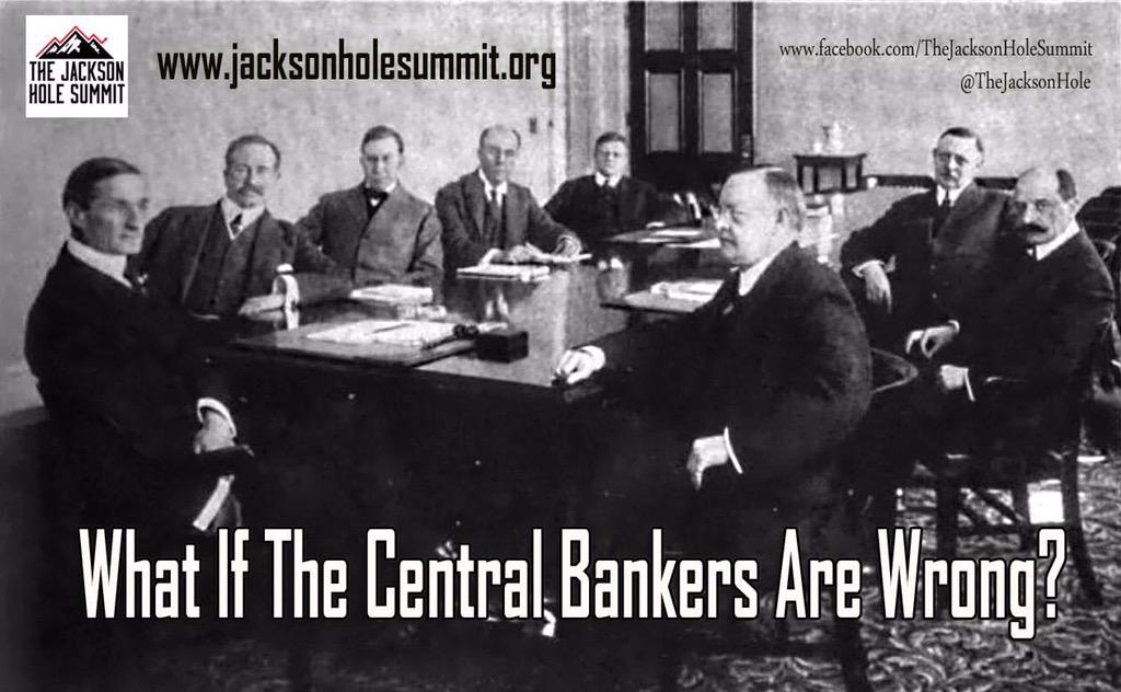 TheJacksonHole's tweet photo. Are the Central Bankers wrong?  I want your thoughts. #Fed #MoneyRevolt @FixTheDollar @Lonegan #tcot http://t.co/g6gBZOoPtP