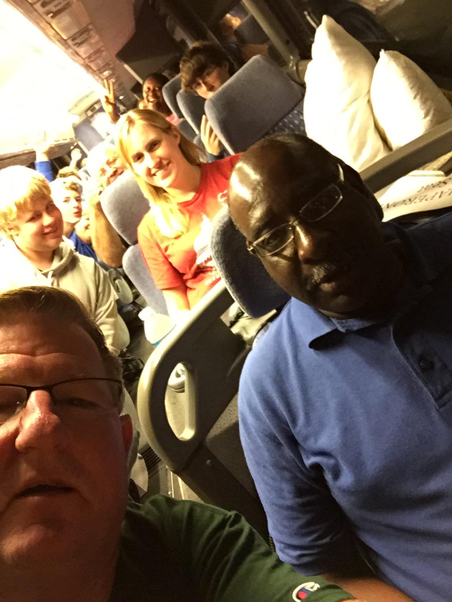 padcoach84's tweet image. Mr Speedy and I as we leave cracker Barrel. Headed home after a a great week with 2019 Lions! #Hardingstrong