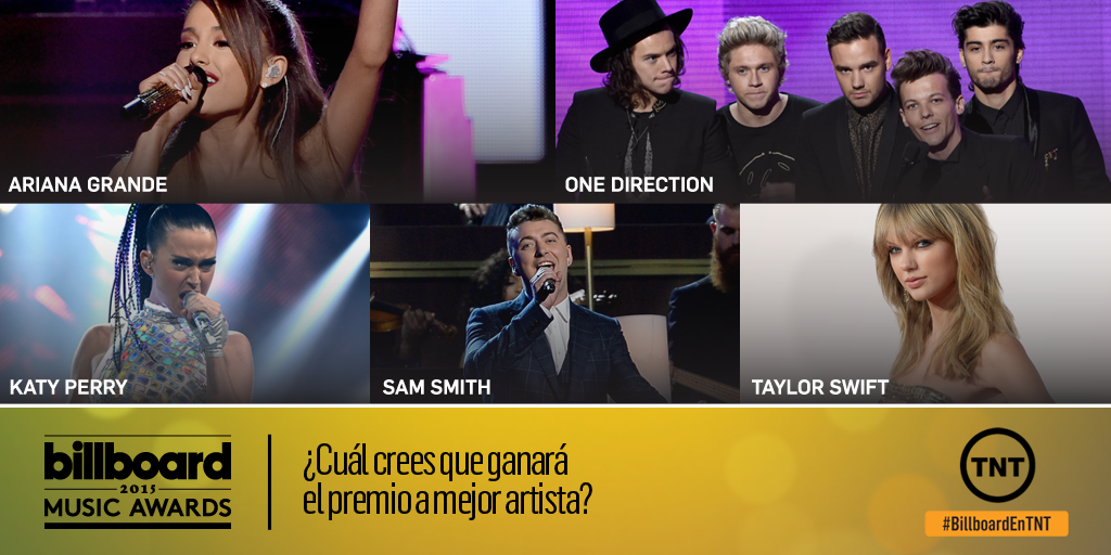 TNTLA's tweet photo. ¿Quién se llevará el mayor reconocimiento de la noche? ¡Vota por el Mejor Artista! #BillboardEnTNT http://t.co/9nO1iYX1xU