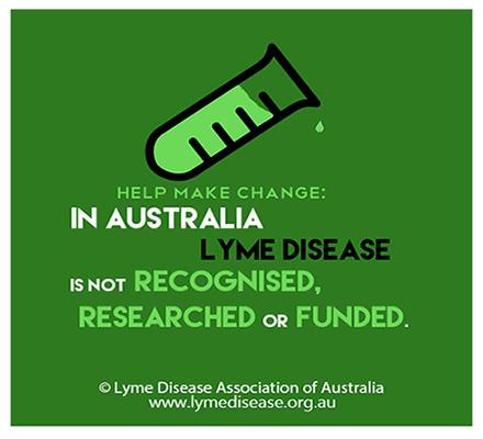 LymeDiseaseAus's tweet photo. Did you know this about #lymedisease in Australia? Help make change this May! #lymeawareness http://t.co/AbKpQFjJBF http://t.co/pJG4sIeC2N