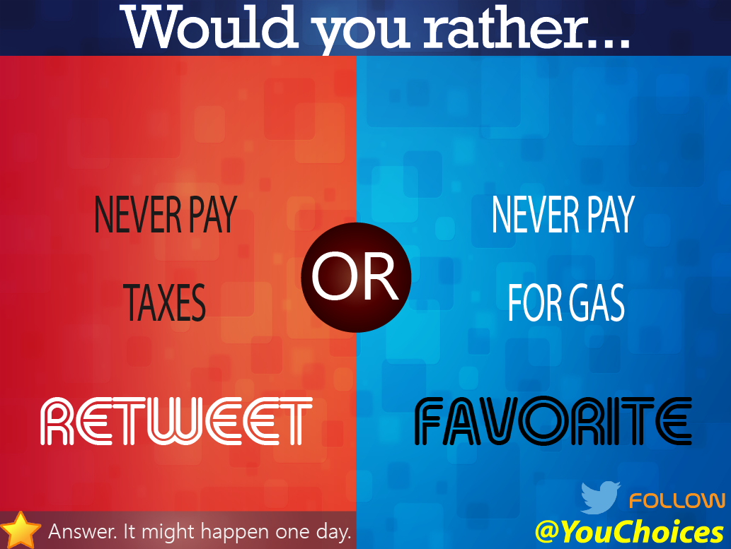 YouChoices's tweet photo. Taxes or gas? http://t.co/9aosDLkQg4