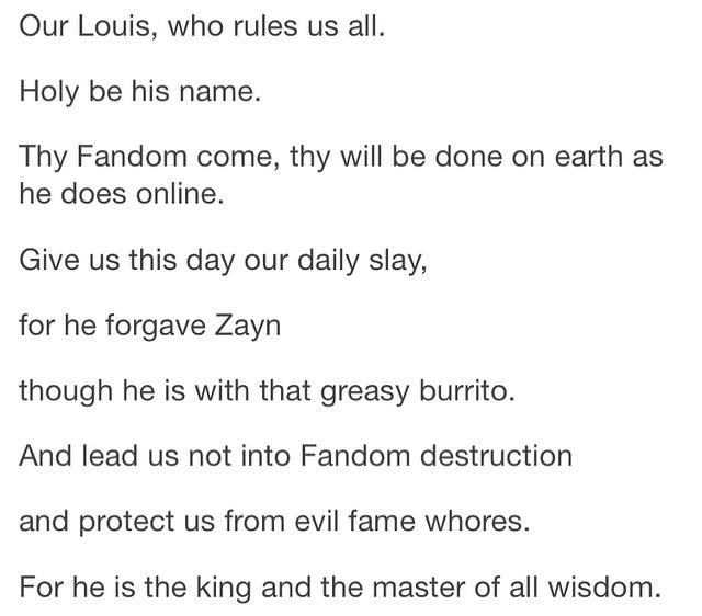 hespreadlouve's tweet photo. Let The Lord be with Louis Amen! 👑🔆🙏

#NocontroldayFollowparty http://t.co/E3stS0qUoY