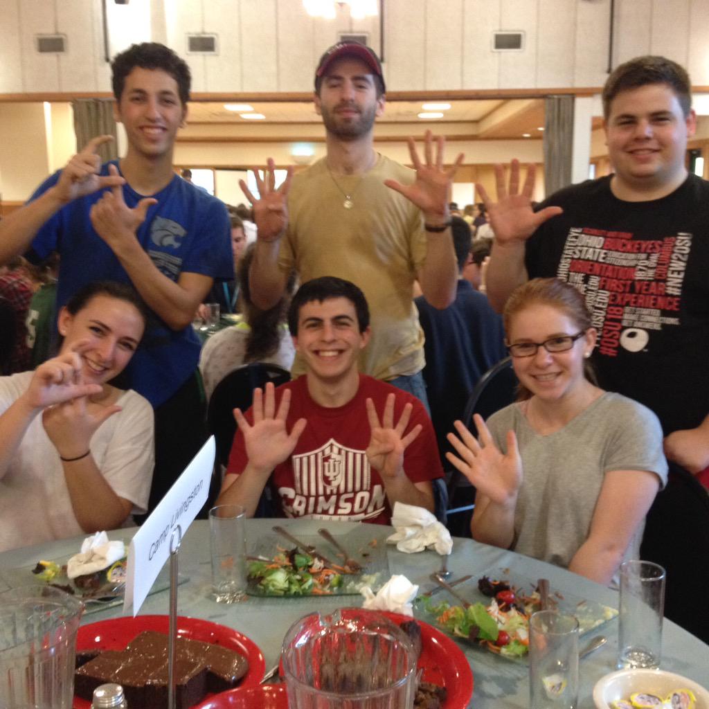 CampLivingston's tweet photo. Have a great time at #Cornerstone15 to our 6 counselors there! We can't wait to hear all about it. #LivingstonNation http://t.co/R5LIAw1KgN
