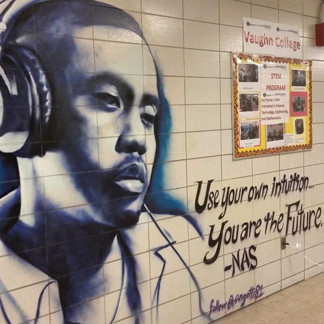 artbattle's tweet photo. #BenAngotti #5Pointz #augustmartinhs #Nas #mural #portrait #freehand #spraypaintart follow @angotti81 http://t.co/K4jeOGydoT