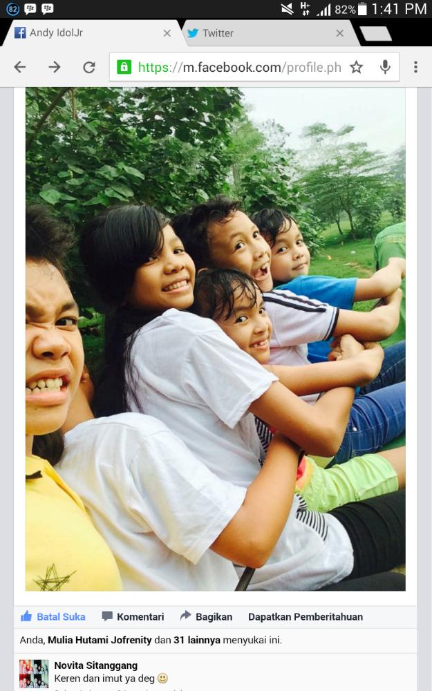 AdmAnwinners's tweet photo. Selfie diatas punggung gajah @AndyIdolJr @JojoIdolJr @Official_MNCTV http://t.co/yK78ZWWDEz