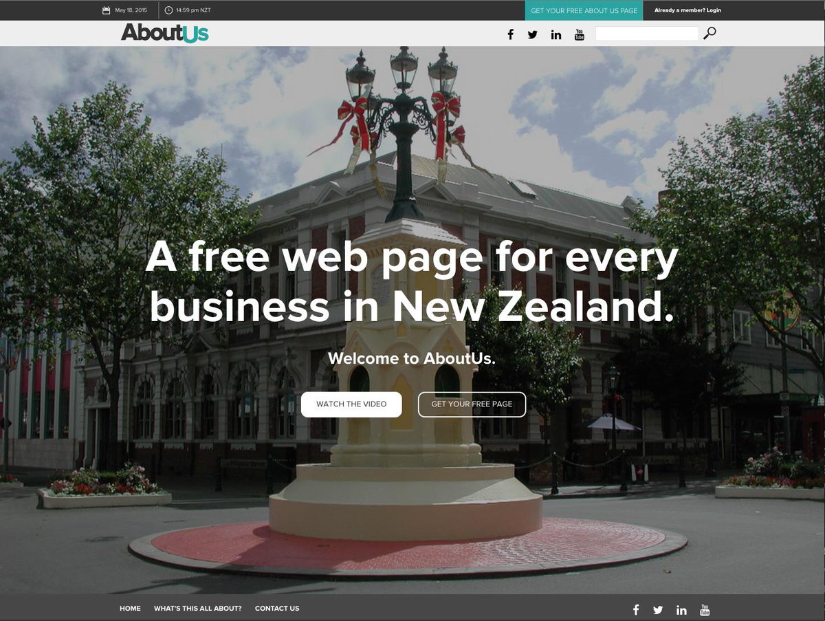 _aboutus's tweet image. Our new homepage, starring #Whanganui aboutus.co.nz