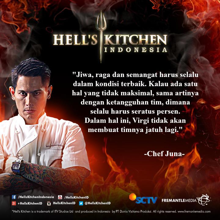 May, 17th. #Quotes by : <a href="/ChefJunaHKI/">Junior Rorimpandey</a> #HellsKitchenID <a href="/SCTV_/">SCTV</a>