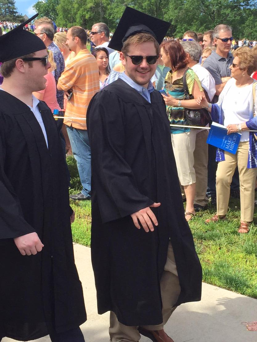 Special day on the Hill as Jordan gets ready to take that next step in life. Proud Dad !!  Rock Chalk !!