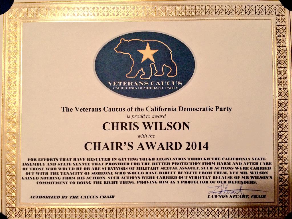 mr_wilson562's tweet photo. Thank you @CDPVeterans 4 this honor. Looking forward 2 continuing the work 2 improve the lives of #veterans. #CDPVets http://t.co/pD9GySuHEm