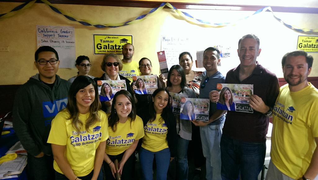 VoteTamar2015's tweet photo. Pounding the pavement with some great volunteers! T-2 days until ELECTION DAY!  Thank you for all your support! #GOTV http://t.co/yxeRgQGXF9