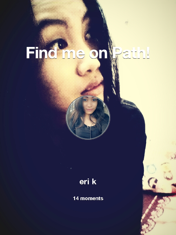 olipheengeng's tweet photo. Find me on #Path now! Go to: http://t.co/st6fSPxc6N! #thepersonalnetwork http://t.co/U9sRna2tkc