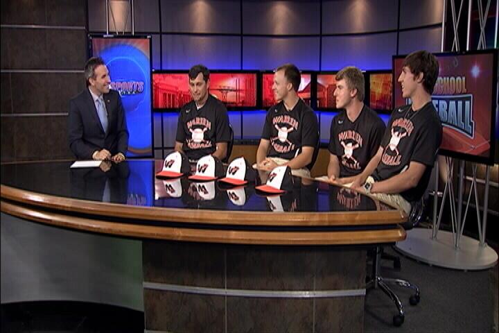 kfdmsports's tweet photo. Click on the link here to see @AndrewKFDM's interview with the Warren baseball team --> http://t.co/OmNw5mk78Y http://t.co/IlJJJomcwi